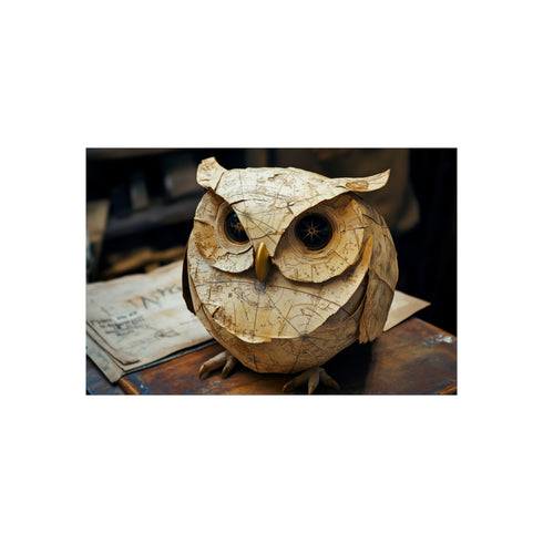 Buy Owl Star Map Poster