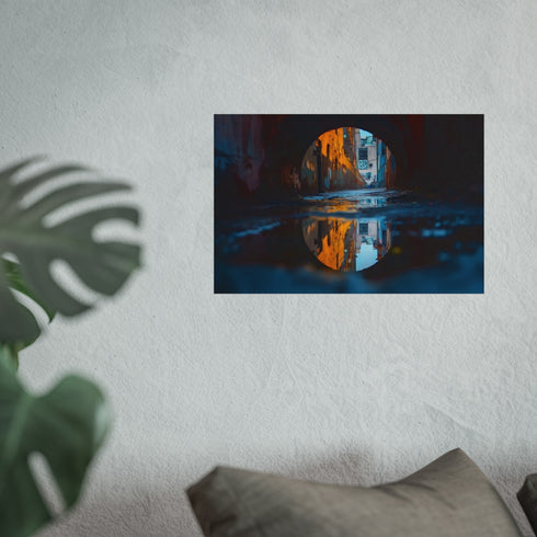 Buy Portal Puddle World Poster