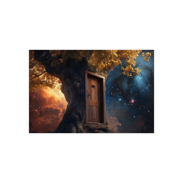 Buy Poster: Tree Galaxy Doorway Adventure