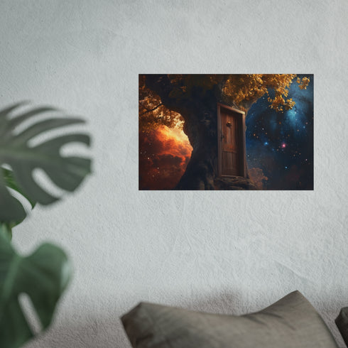 Buy Poster: Tree Galaxy Doorway Adventure
