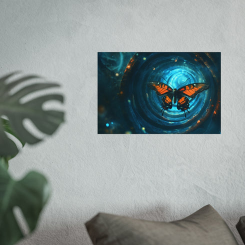 Buy Quantum Ring Moth Poster