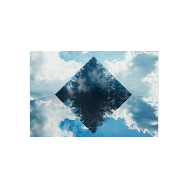 Buy Reflective Pyramid Mirror Poster