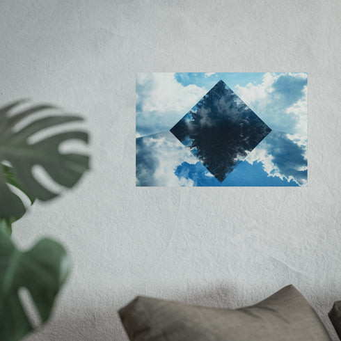 Buy Reflective Pyramid Mirror Poster