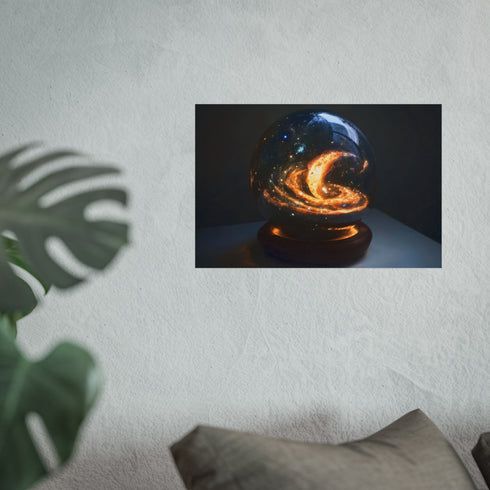 Buy Reverse Galaxy Clock Poster