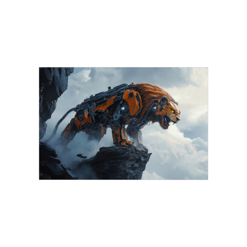 Buy Roaring Mech Lion Poster
