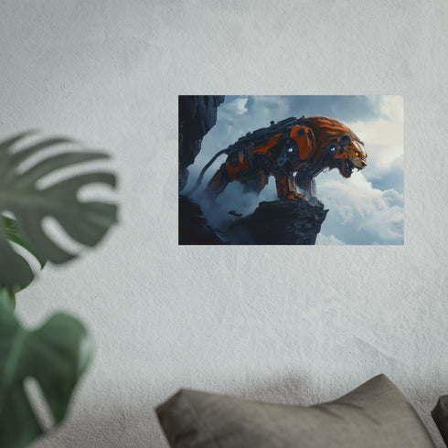 Buy Roaring Mech Lion Poster