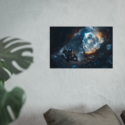 Buy Robot Explorers Crystal Cave Poster