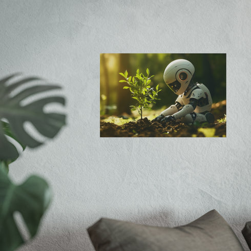 Buy Robot Tree-Planting Poster Online
