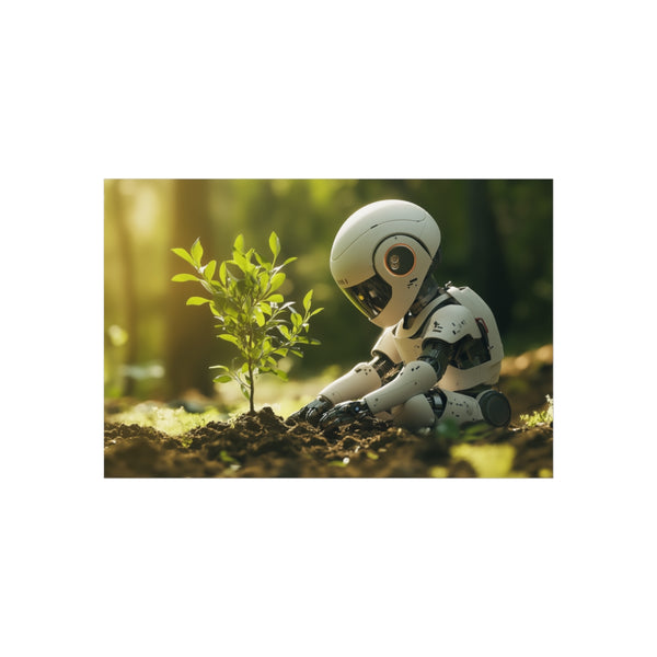 Buy Robot Tree-Planting Poster Online