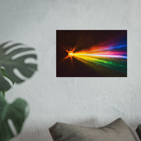 Buy Rose Light Spectrum Poster