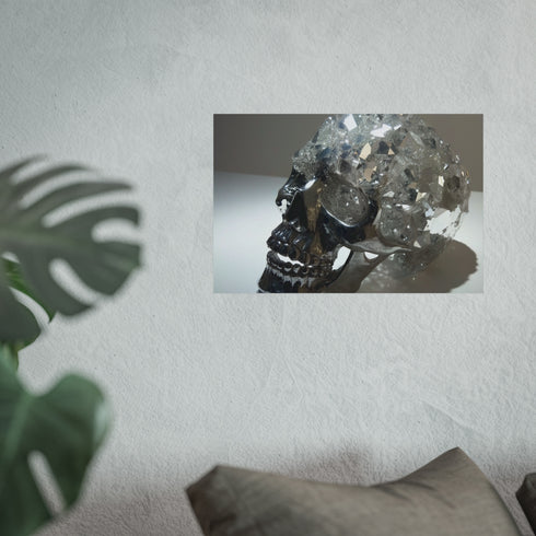 Buy Shattered Diamond Skull Poster
