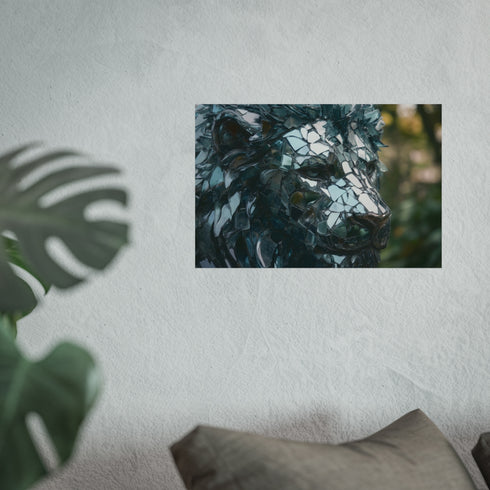 Buy Shattered Glass Lion Art