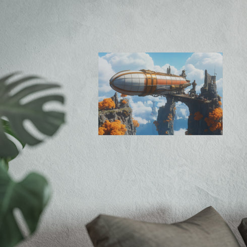 Buy Sky Island Airship Poster