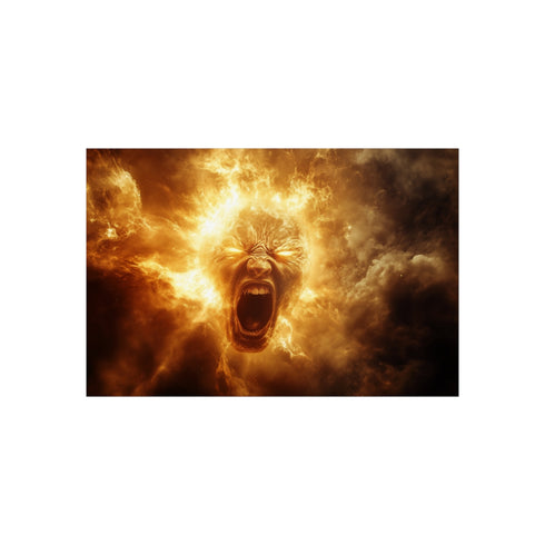 Buy Solar Flare Screaming Face Poster