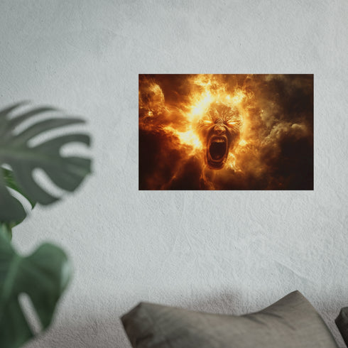 Buy Solar Flare Screaming Face Poster