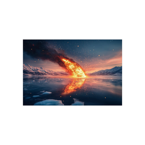 Buy Spectacular Comet Crash Poster