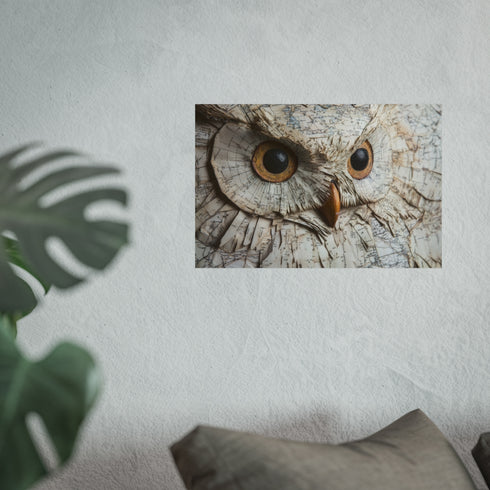 Buy Star Map Owl Art Poster