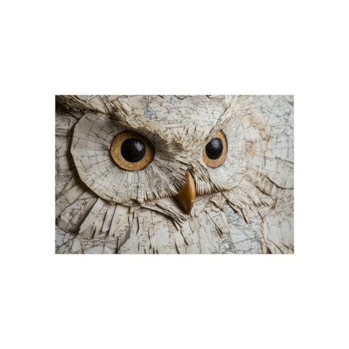 Buy Star Map Owl Art Poster