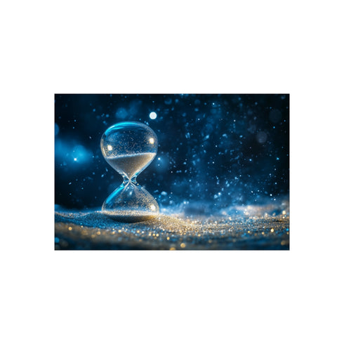 Buy Stardust Hourglass Art Poster