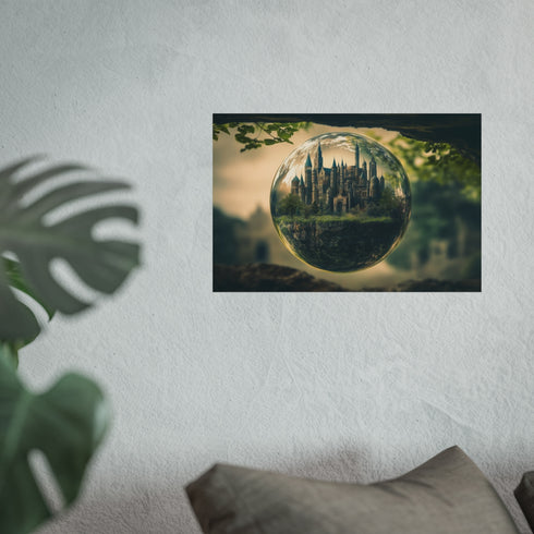 Buy Stunning Crystal Orb City Poster