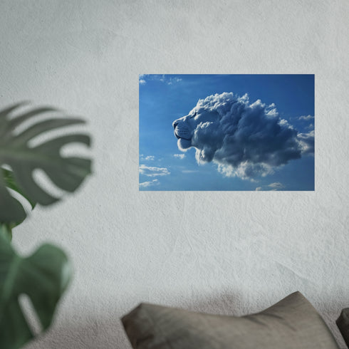 Buy Stunning Giant Lion Cloud Poster