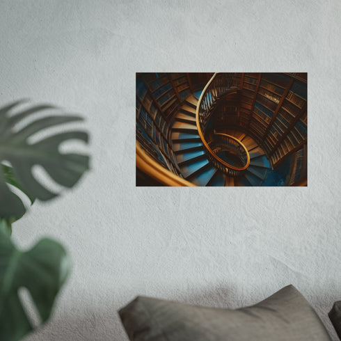 Buy Stunning Infinite Spiral Staircase Poster