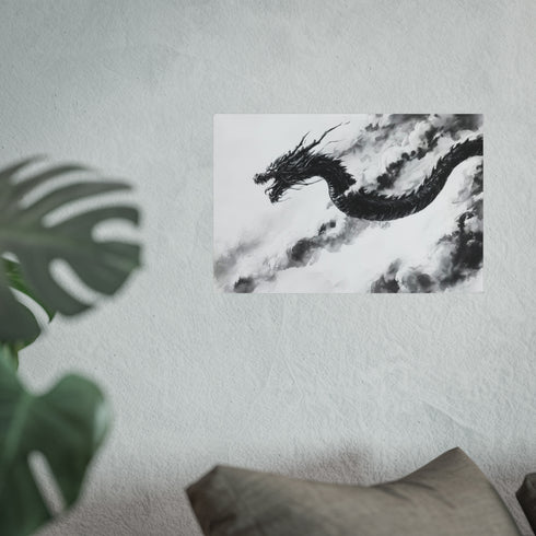 Buy Stunning Ink Dragon Art Poster