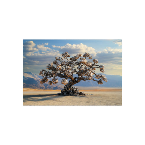 Buy Stunning Metallic Desert Poster