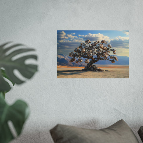 Buy Stunning Metallic Desert Poster