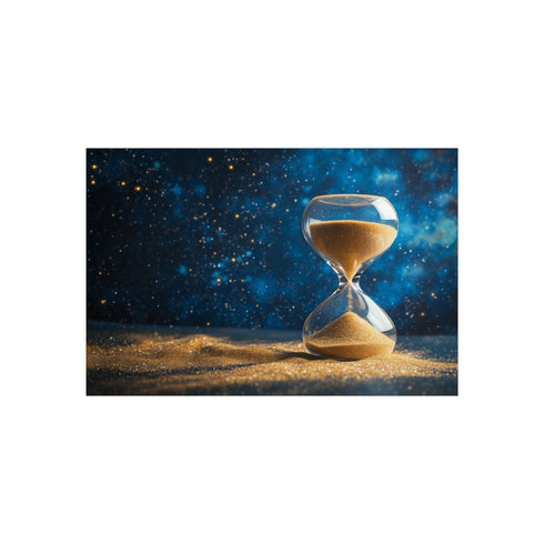 "Buy Stunning Stardust Hourglass Poster"