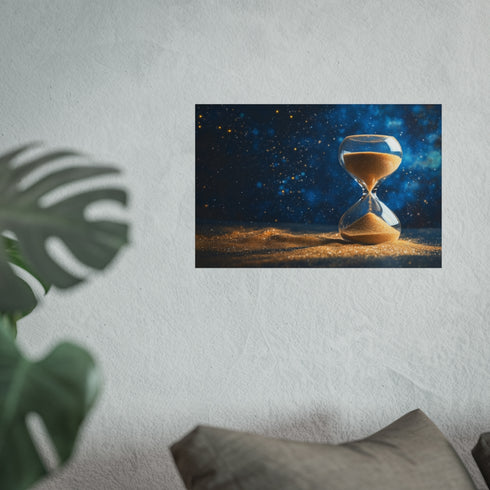 Buy Stunning Stardust Hourglass Poster