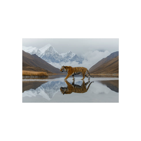 Buy Stunning Tiger Mirror Lake Poster