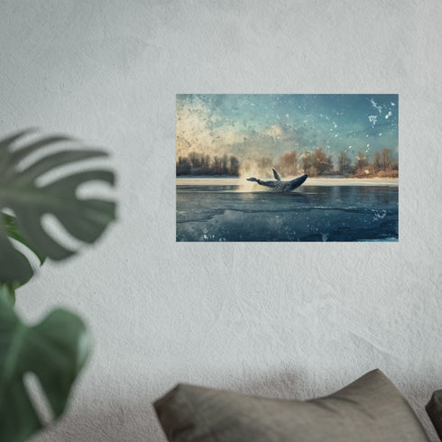 Buy Stunning Whale Breach Poster