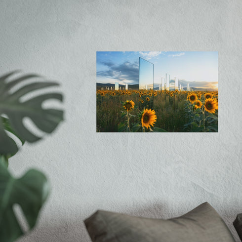Buy Sunflower Field Art Poster