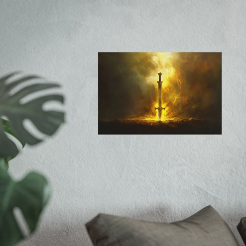 Buy Sunlight-Forged Sword Poster Now