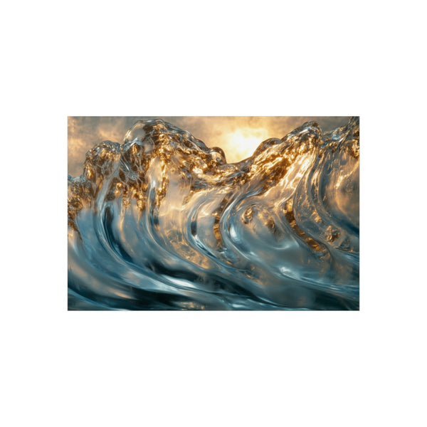 "Buy Sunrise Frozen Wave Poster"