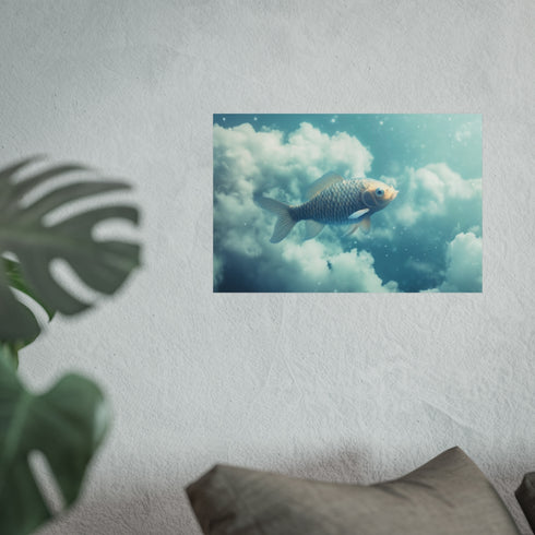 Buy Surreal Glass Fish Poster