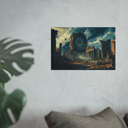 Buy Surreal Melting Clock Poster