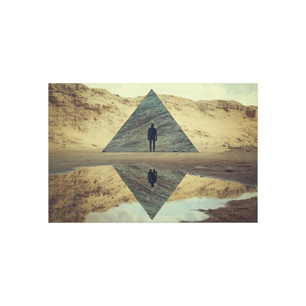Buy Surreal Pyramid Mirror Poster