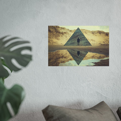 Buy Surreal Pyramid Mirror Poster