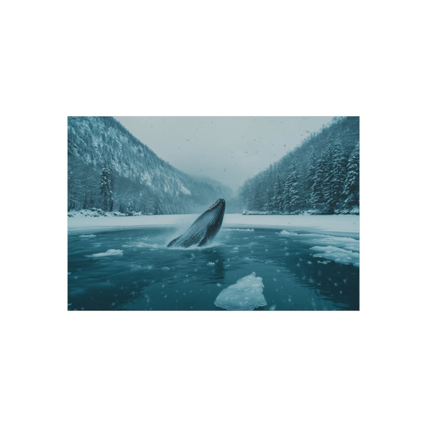 Buy Surreal Whale Breaching Poster