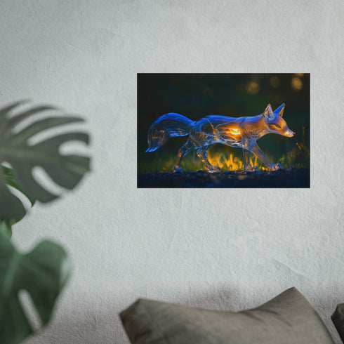 Buy Unique 13 Glass Fox Poster