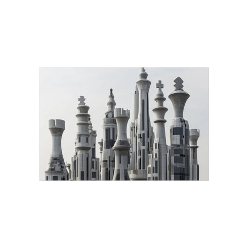 Buy Unique Chess Piece Skyscraper Posters