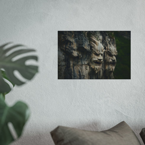 Buy Unique Dragon Face Poster