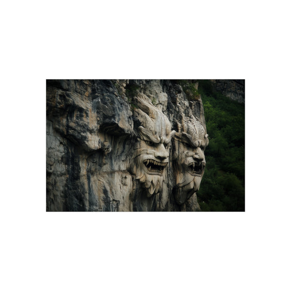 Buy Unique Dragon Face Poster