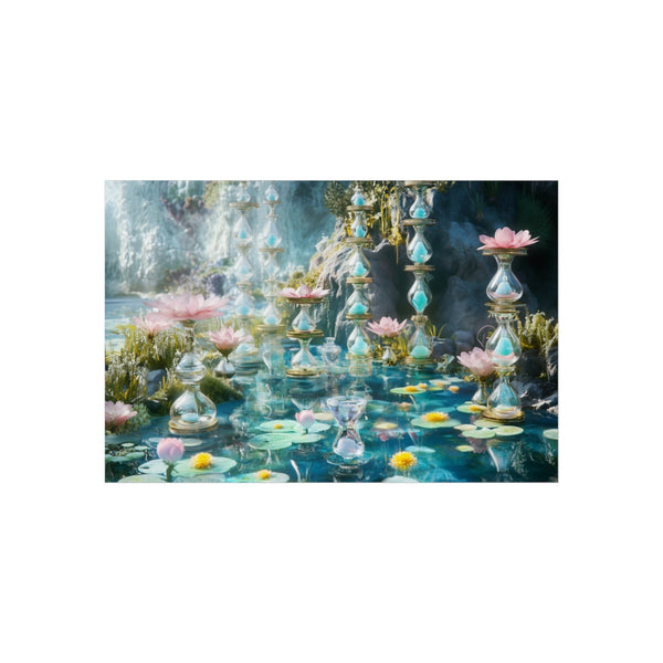 Buy Unique Floating Hourglass Poster