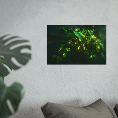 Buy Unique Glowing Vines Poster
