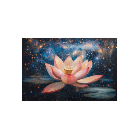 Buy Unique Lotus Galaxy Poster