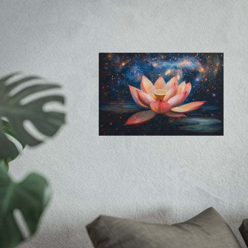 Buy Unique Lotus Galaxy Poster