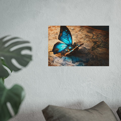 Buy Unique Robot Butterfly Poster